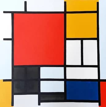 Composition in Blue