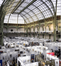 The show spans painting and installation.